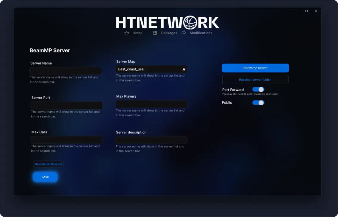 HTNetwork Application