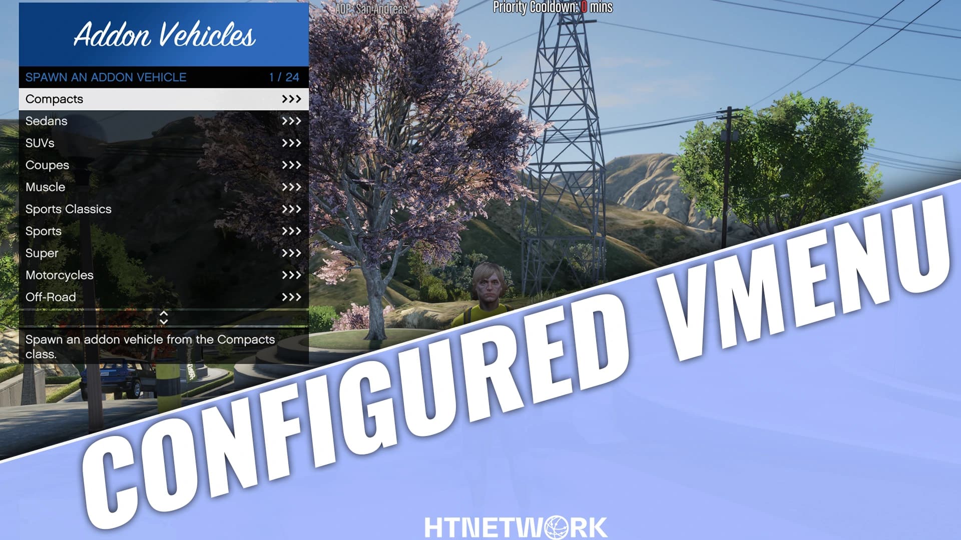 Configured vMenu