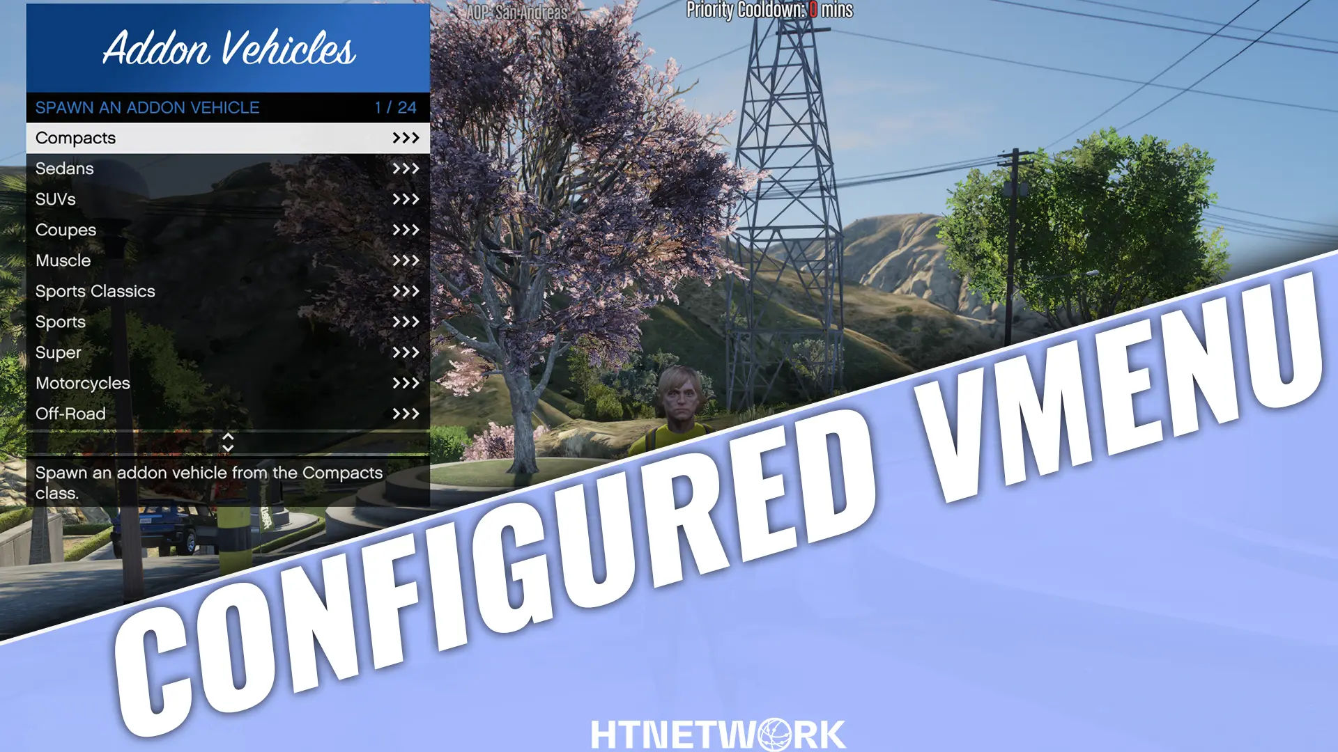 Configured vMenu
