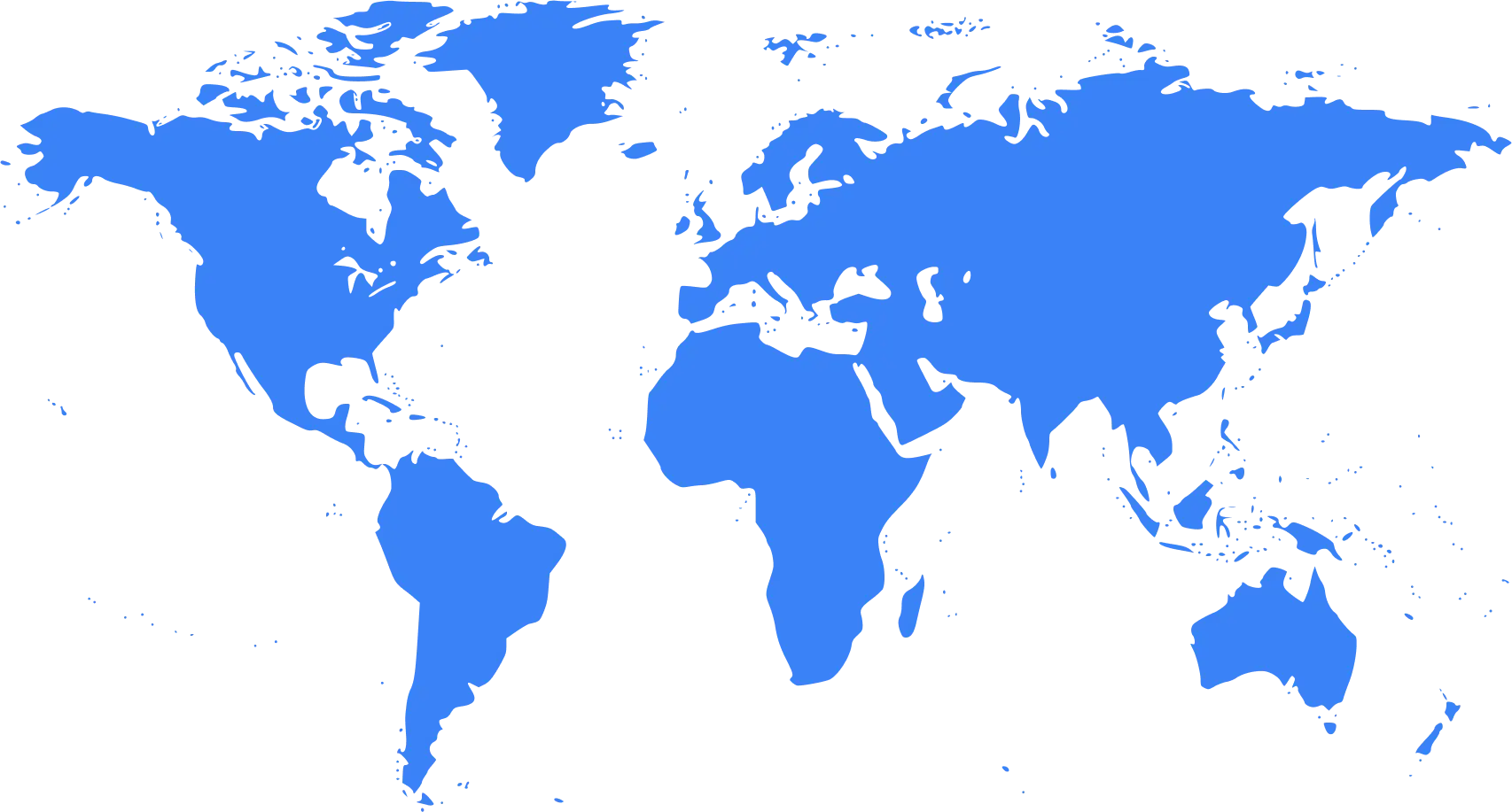 Global Server Locations Map
