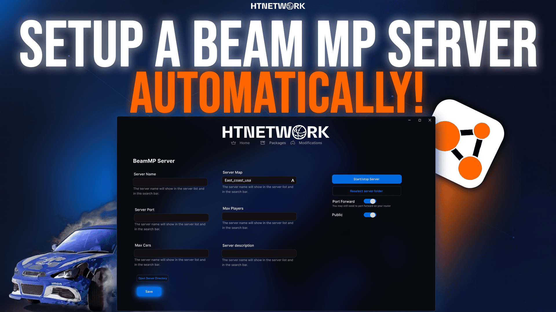 How to Make a BeamMP Server Automatically!