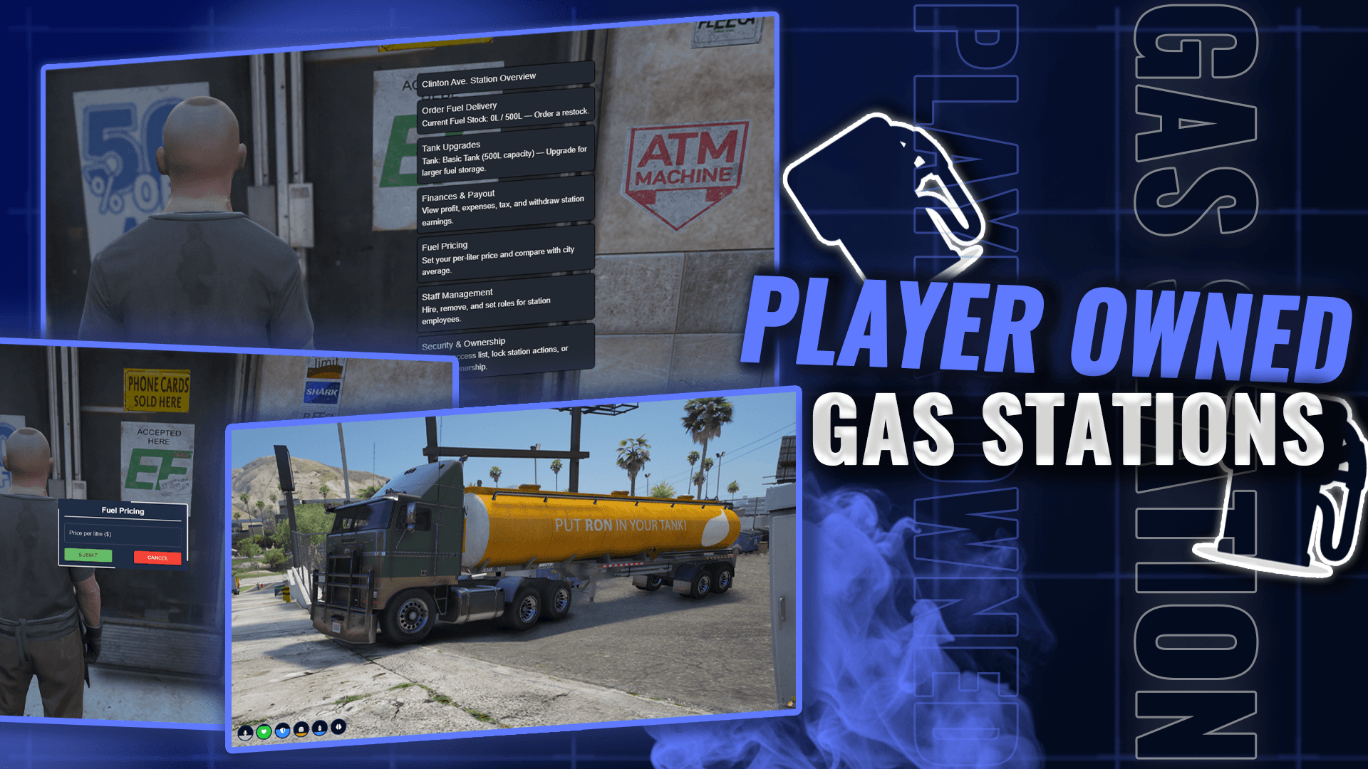 HTN+ Script Release — HTNFW Player Owned Gas Stations