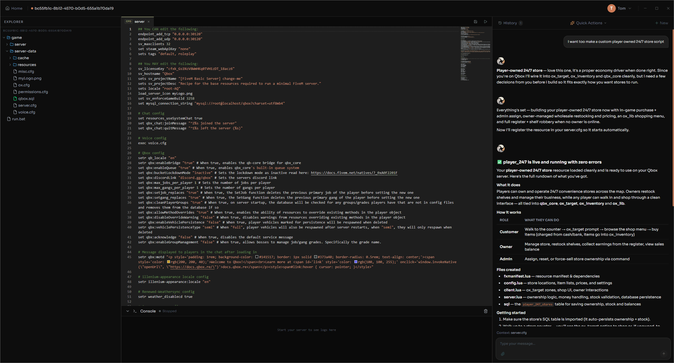 FiveM AI: Build Complete Servers and Scripts with Ovan AI